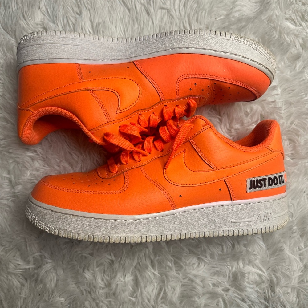 air force ones , just do it edition size 10.5